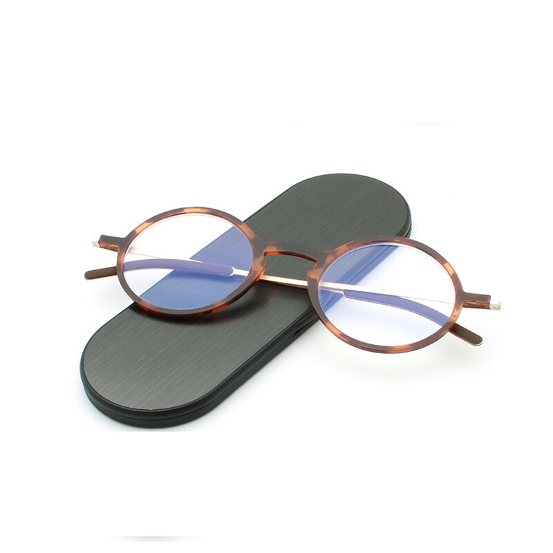 Mei Bloem Frame Vrouwelijke Bril Anti-blauw Licht mannen Leesbril Met Case Brillen Frame vrouwen óculos de grau +4