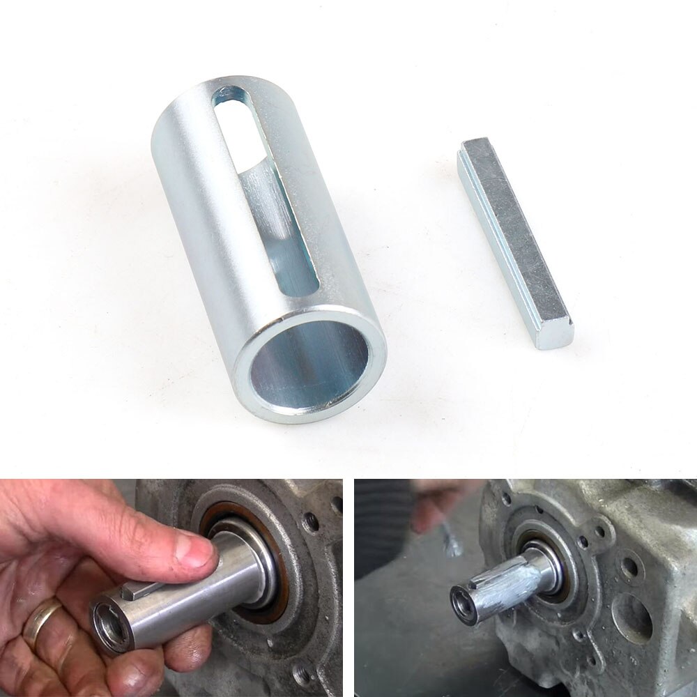 Adaptateur de manchon d'arbre de vilebrequin Predator, poulie de moteur à essence de 3/4 "à 1" avec clé de pas
