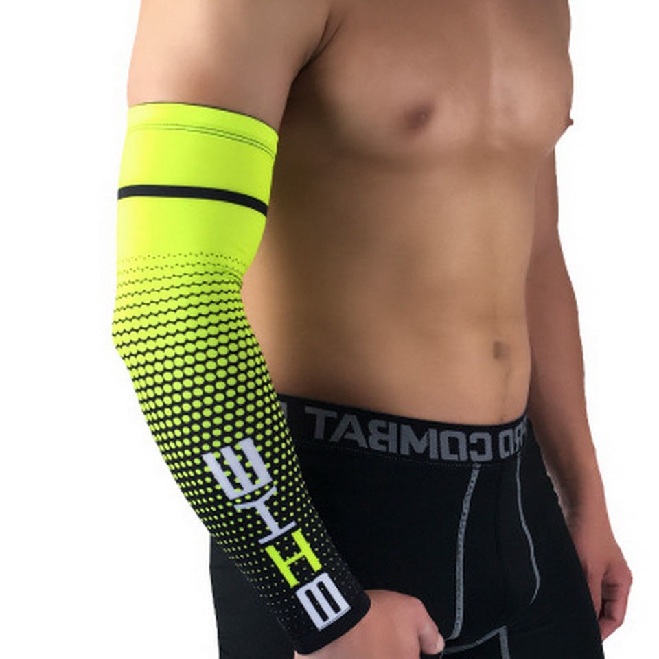 2 stk cool mænd sport cykling løb cykel uv solbeskyttelse manchet cover beskyttende arm ærme cykel arm varmere ærmer
