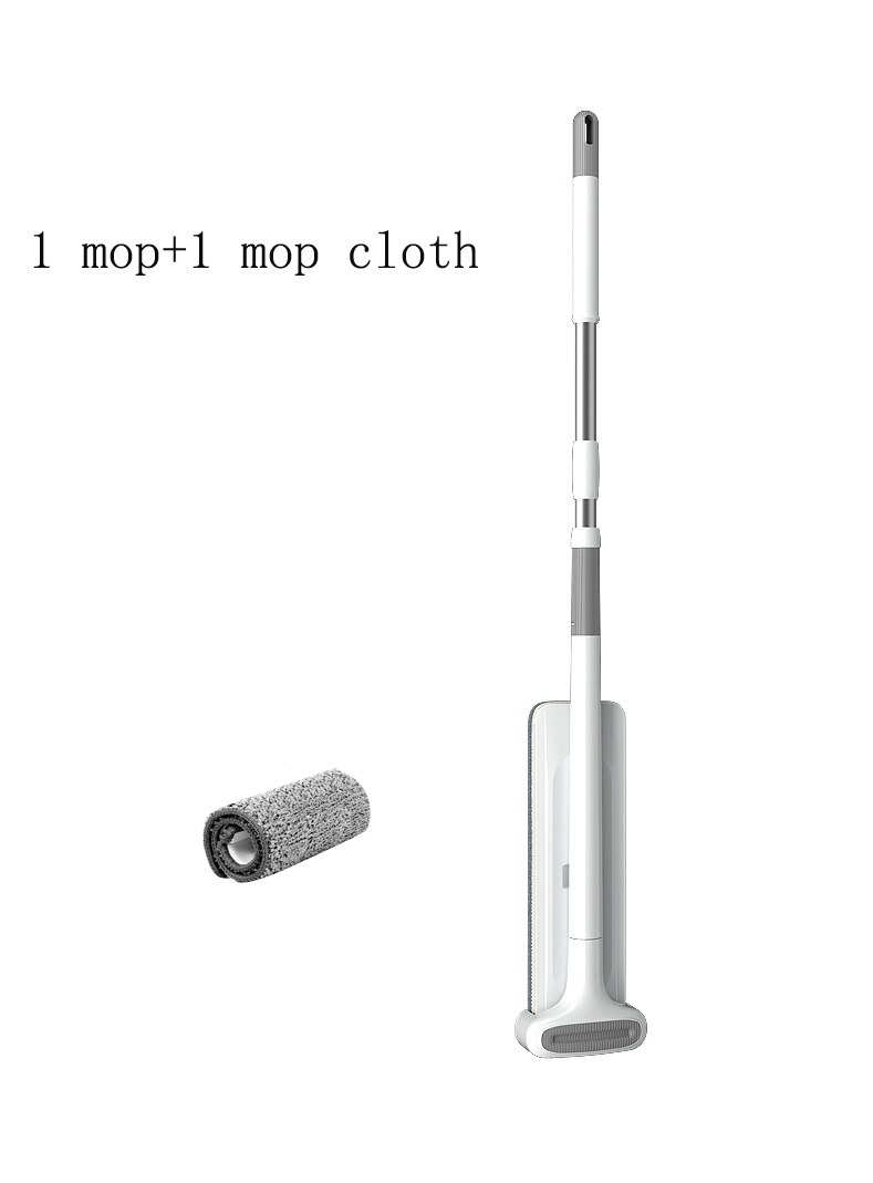 A lavagem das mãos xiaomijia livre ferramentas de uso doméstico mop seco e molhado plana preguiçoso para lavar piso microfibra mop almofadas de remoção de poeira deslizante: mop and 1 mop cloth