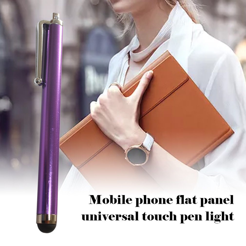 Licht Mobiele Telefoon Condensator Pen Metalen Handschrift Touch Screen Pen Mobiele Telefoon Tablet Universele Touch Pen