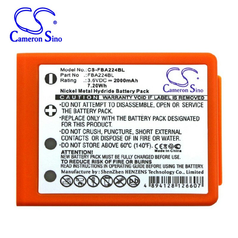 Vhbw 5x Batería Compatible Con HBC Radiomatic Vector Pro Mando A Distancia Industrial 2000 Mah 36 V Nimh 92405281