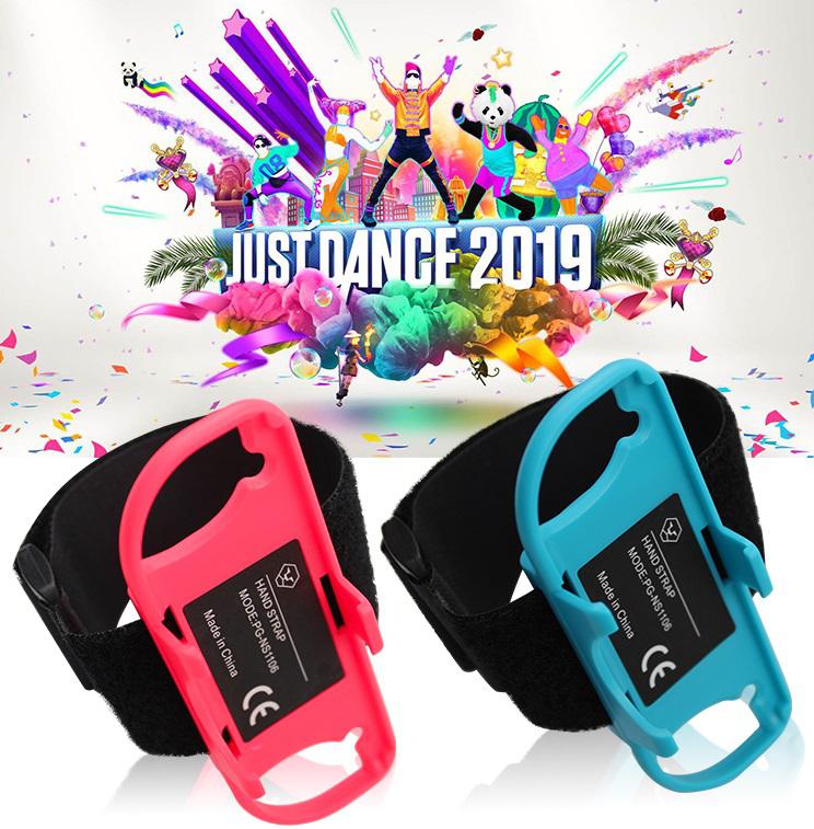 EastVita 1 Pair Adjustable Game Bracelet Elastic Strap for Nintendo Switch Joy-Con Controller Wrist Dance Band r20