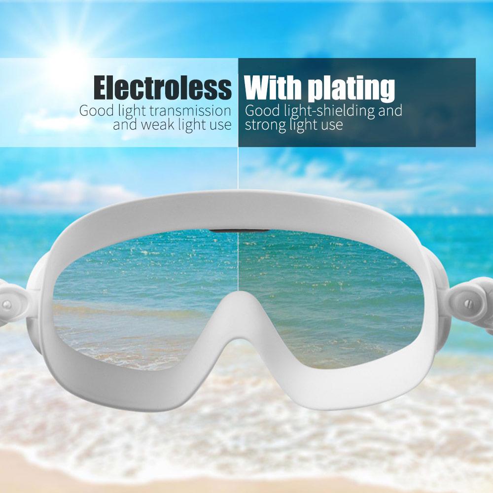 PC Eye Protector Protective Spectacles Goggles Practical Adult Swimming Pool Beach Swimming Mirror Swimming Goggles Portable