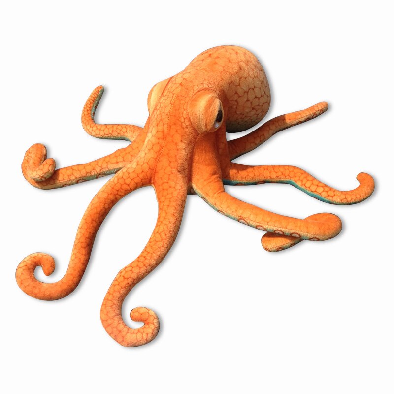 Simulatie 55/80Cm Grote Octopus Pop Knuffel Kussen Zee Bodem Grappig Dier Pop Realistische Verjaardag Xmas Leuke kind Meisje