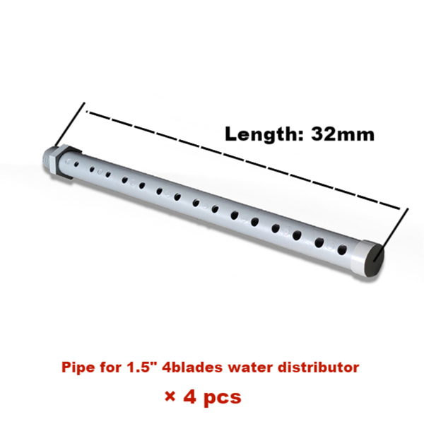 Tour de refroidissement ABS, tête d&#39;arrosage, distributeur d&#39;eau rotatif, pièces de rechange avec tuyau de Distribution d&#39;eau: 1.5inch4 with 4 pipe