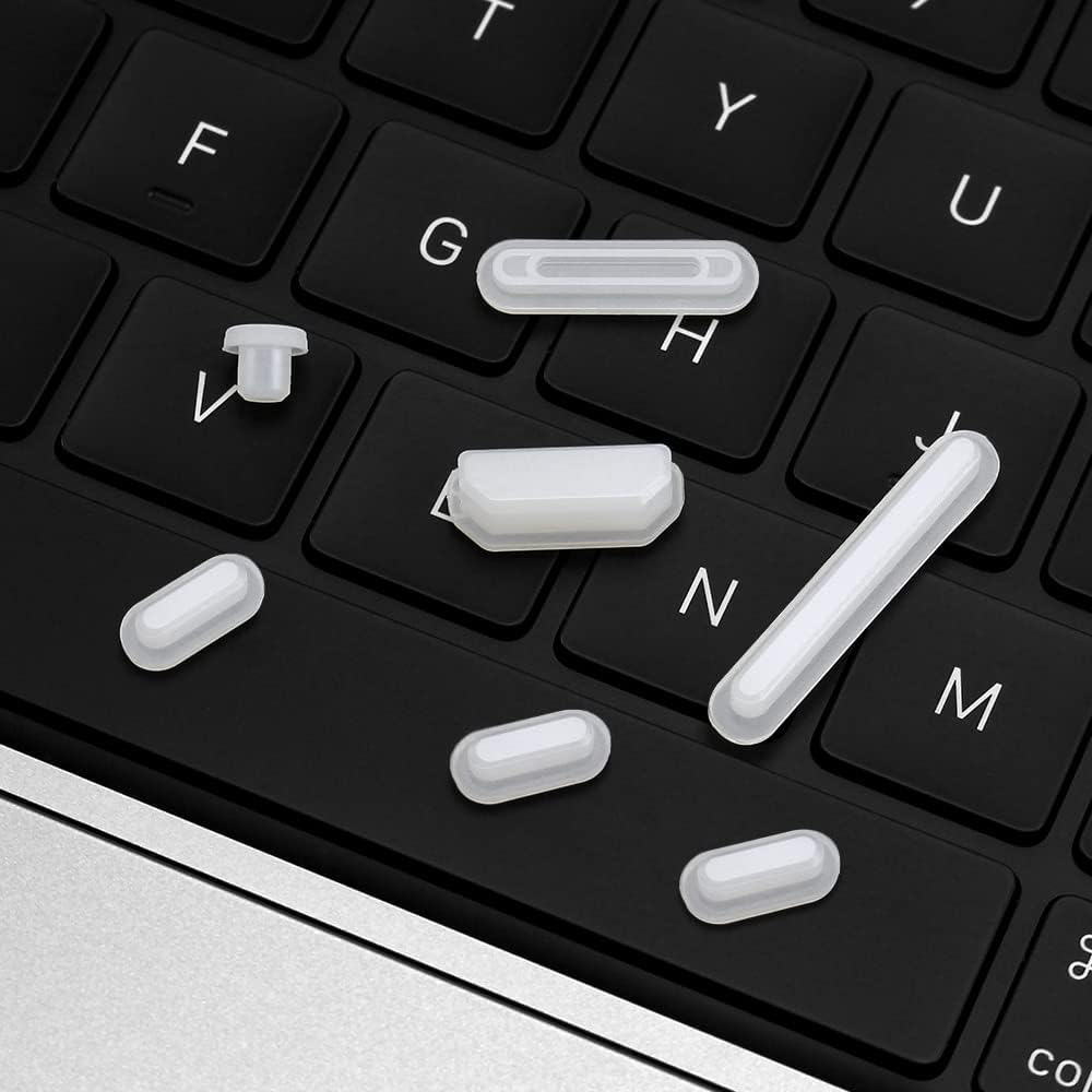 7PCS Dust Plug Cover Dirt Plug Cups Set for MacBook Pro 14/16 inch Air M3 M2 M1 A2779/A2442/A2780/A2485/A3113/A3114/A2681/A2941