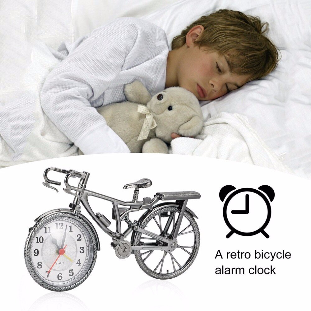 1pc abs retro cykel väckarklocka cool stil klocka personality needle clock nz -035 popular 22*6*13cm