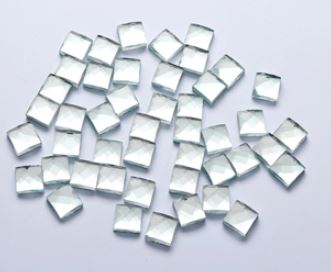 Tuile mosaïque mini verre cristal gratuit | Matériau artisanal, carrelage fait à la main, mini micro pierre libre, bricolage 200 pièces: type16