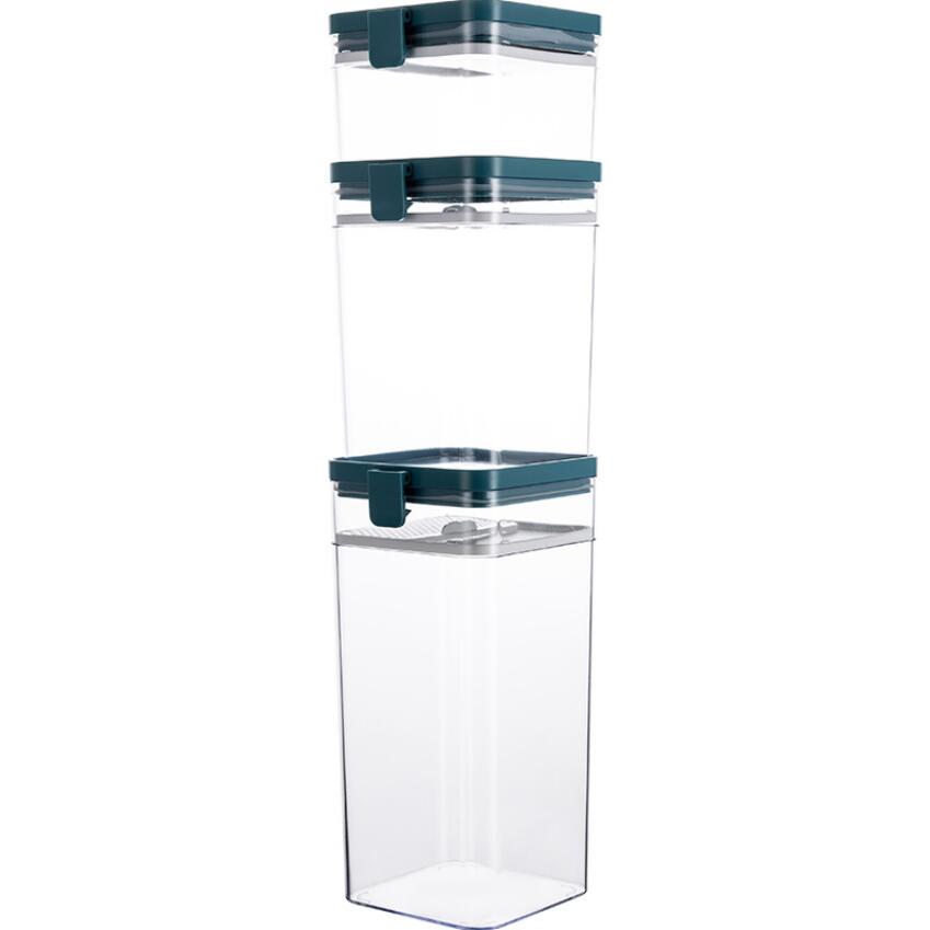 Kitchen Food Storage Sealed Container Airtight Jars with Lid for Storage Seasoning Candies Snack Cereal Pasta Tea Sealed Tank