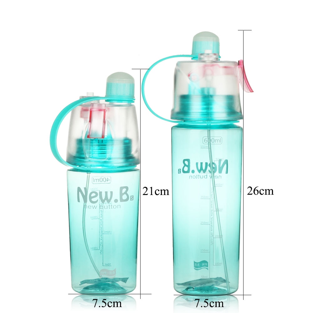 Puranka my xmas waterfles van tritan plastic met tuit voor buitensporten, 400ml drinkbekers 600ml bpa-vrij