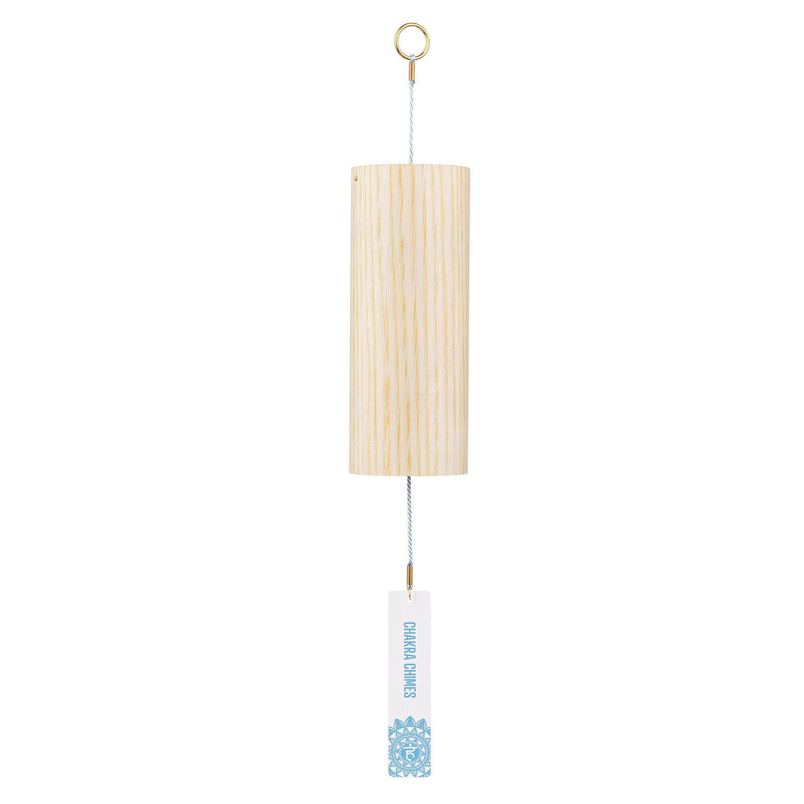 Chakra Chimes Natural Bamboo Wind Chimes Meditation Chord Windchime Windbell for Outdoor Garden Patio Home Decoration Zen: 	Throat