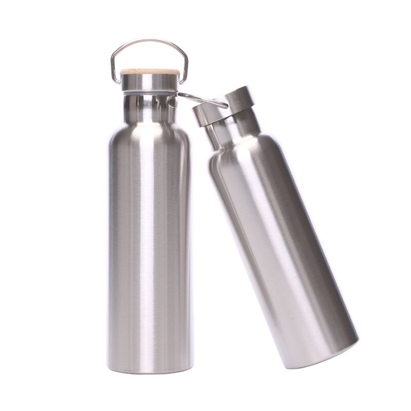 stainless steel thermos bottle double wall water bottle for travel camping hiking cycling