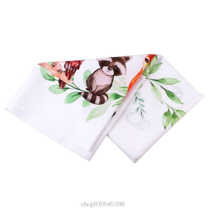 Baby mijlpaal nummer schattige dieren patroon mat deken fotografie achtergrond achtergrond doek  o21 20