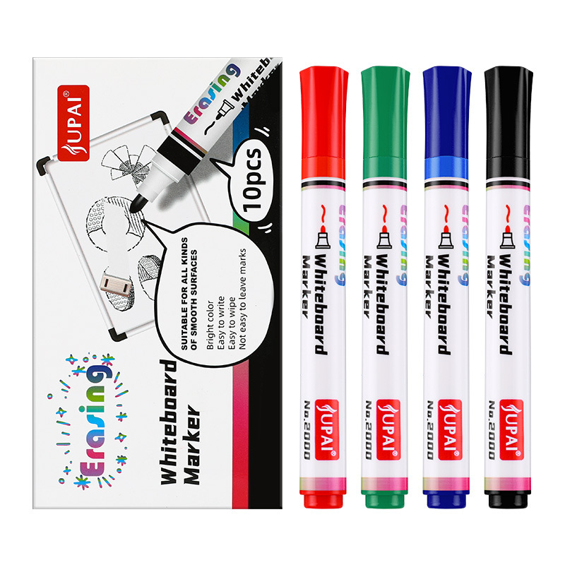 4 stks/set Uitwisbare Magnetische Whiteboard Marker Pen Schoolbord Marker Krijt Glas Keramiek Kantoor School Art Marker Briefpapier
