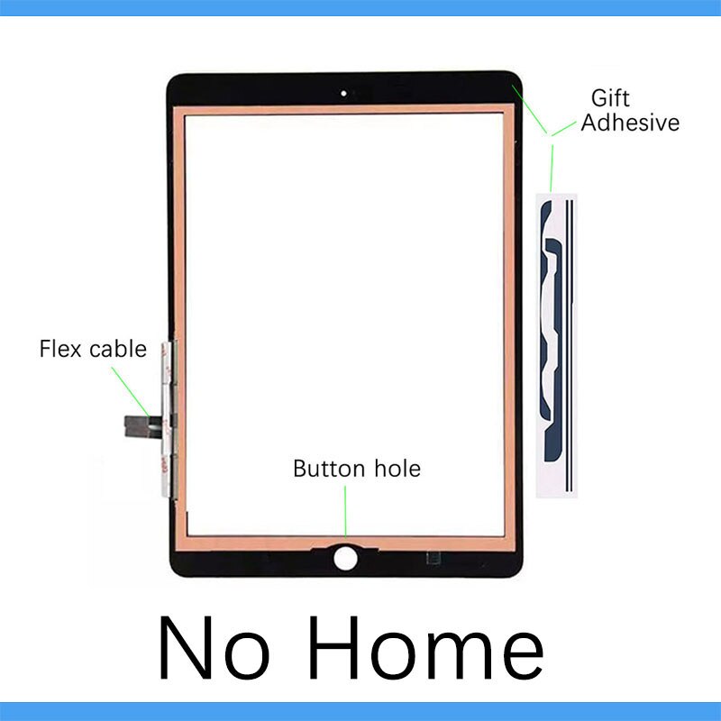 Voor Ipad 6 6th Gen Ipad 9.7 A1954 A1893 Lcd Outer Touch Screen Digitizer Voor Glas Display Touch panel Vervanging