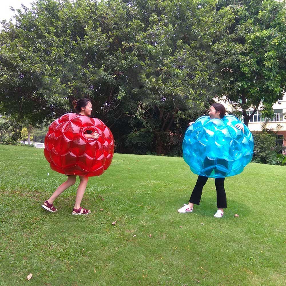 60CM Body Bumper Balls Bubble Soccer Suits LOT PVC Funny Body Zorb Ball For Kids 2 Colors