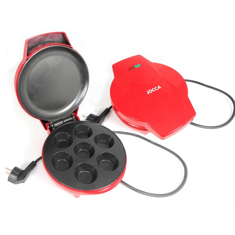 MÁQUINA PARA HACER CUPCAKES DE JOCCA. DISPOSITIVO PARA HACER PASTELES. PLACAS ANTIADHERENTES PARA UNAS MAGDALENAS CASERAS
