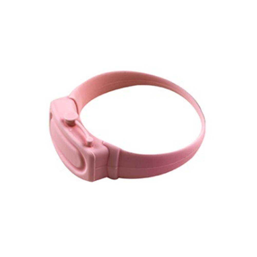 Desinfectante de manos, desinfectante, subpaquete, pulsera de silicona, pulsera, dispensador de mano, desinfectante de manos, bombas dispensadoras: Pink