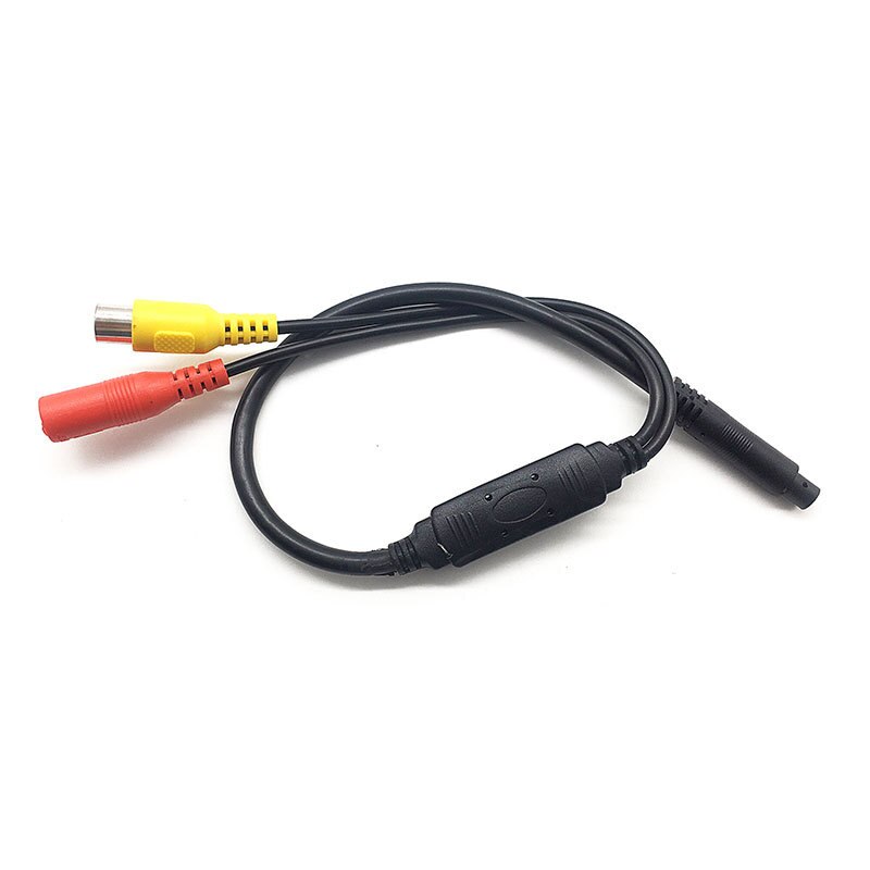 AZGIANT 4PIN to AV Car Video Cable RCA For Car Parking Rearview Rear View Camera Connect Car Monitor DVD Trigger Cable