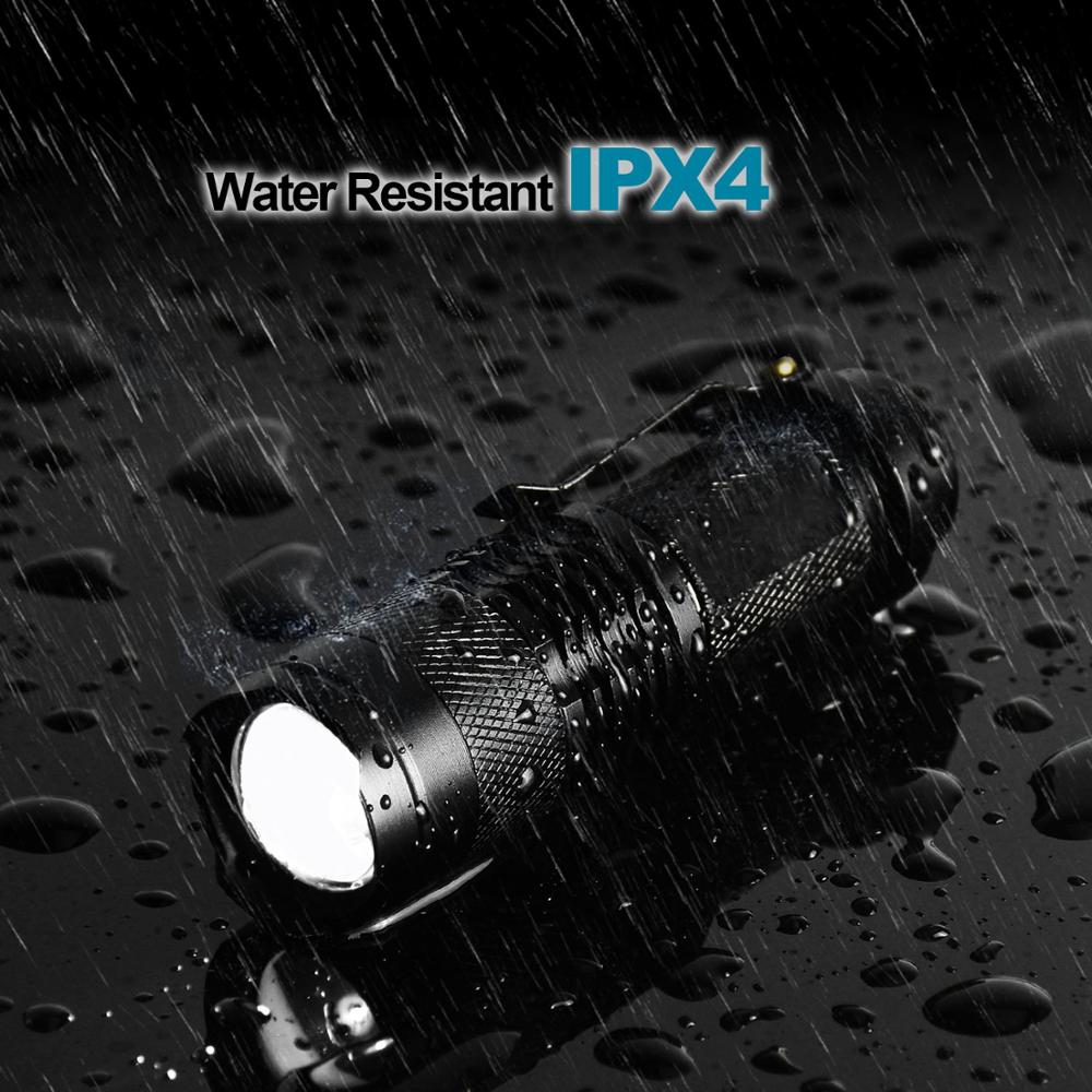 Mini linternas LED linterna súper brillante con cordón, colores surtidos-mejor luz de antorcha Tac para niños