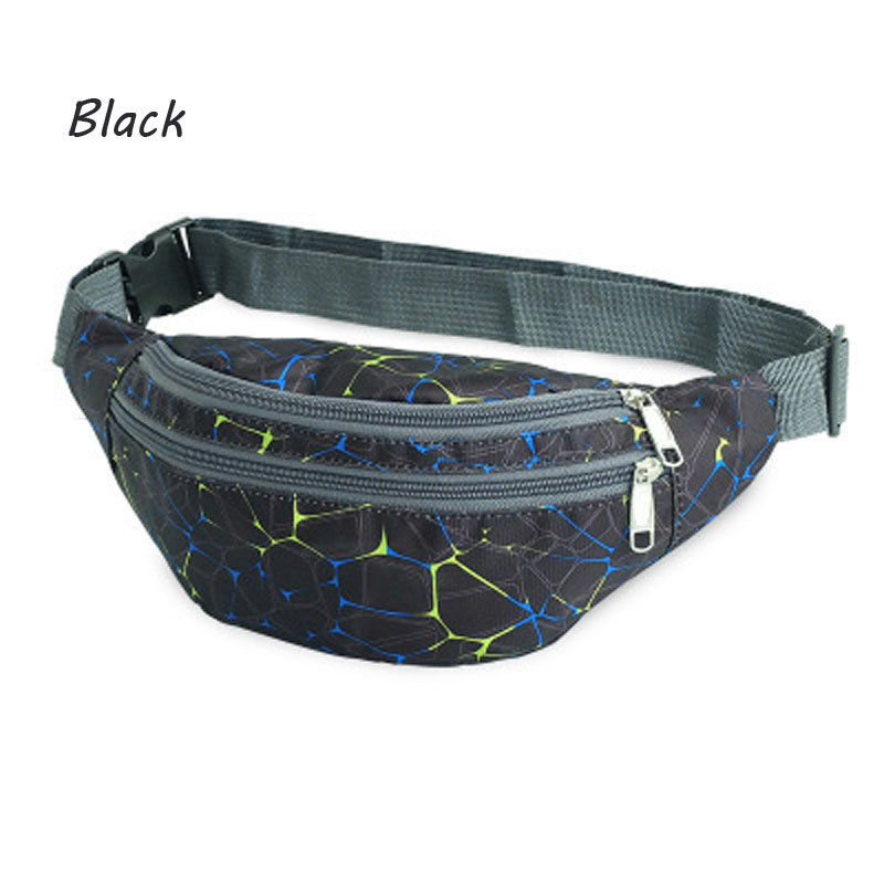 date voyage BUM sac Bumbag taille argent ceinture passeport portefeuille zippé sécurité poche Camouflage taille Packs: G