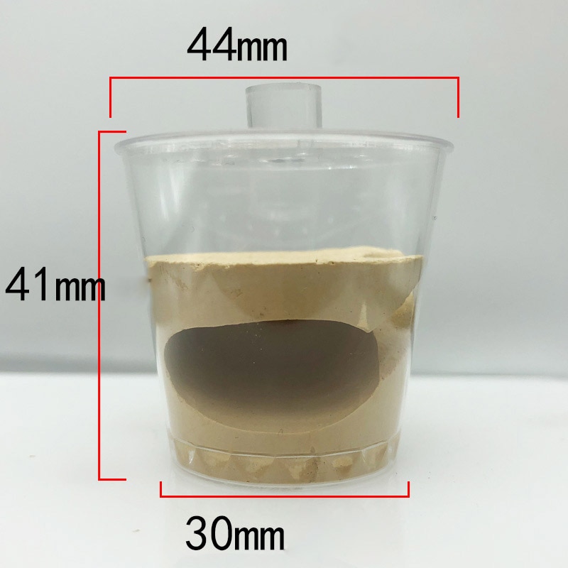 Mini Cup Nest Mier Koningin Verzorgende Nest Gips Nest Geschikt Voor Minder dan 10 Werknemers Mieren Boerderij