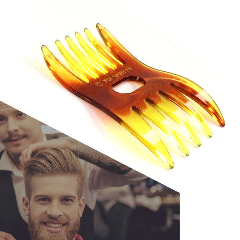 Conjunto de peines de pelo Retro para hombre, peine de Pelo Liso para Estilismo de salón de peluquería , herramienta de estilo de peluquería para barbero