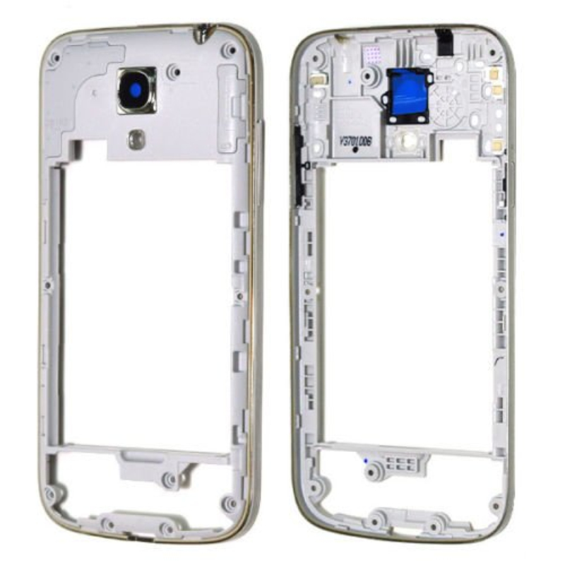White Midden-Plate Frame Behuizing Voor Samsung Galaxy S4 mini i9190 i9195 Frame Behuizing