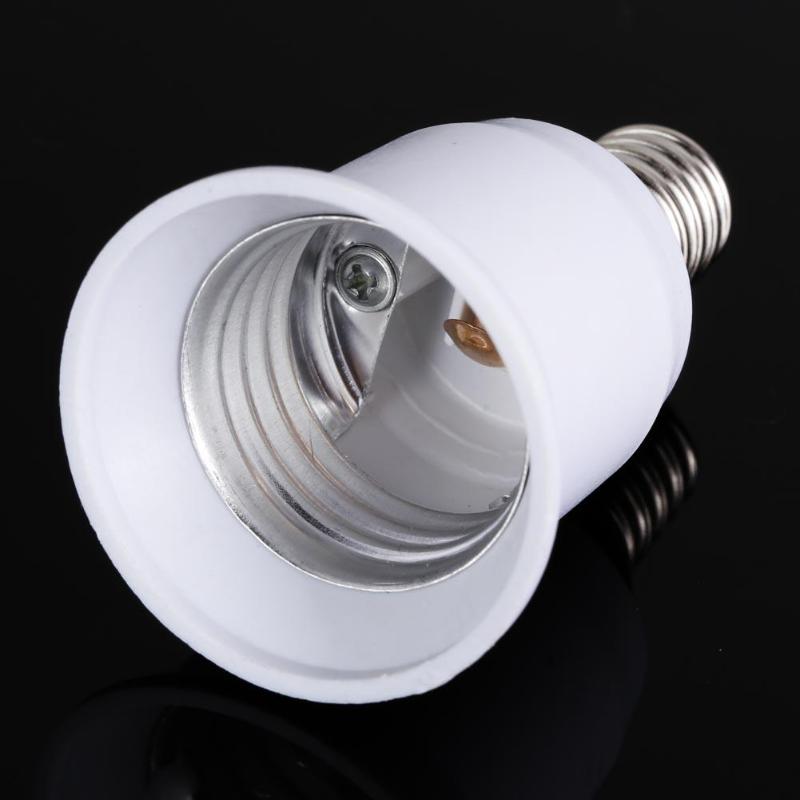 5 stuks/set  e14 to e27 basis schroef lamp lamphouder adapter fitting converter  e14 to e27 lamphouder converters