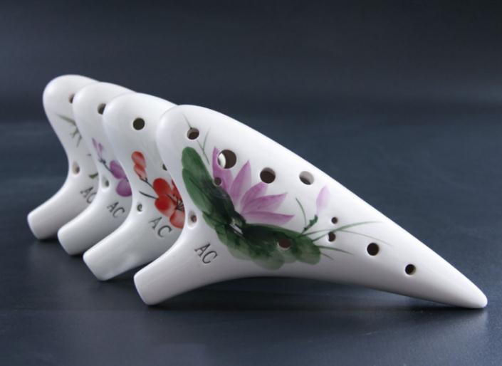 12 holes AC Ocarina good sound music instrument Alto C flute for beginner