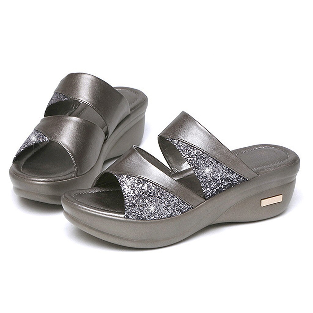 nouvelles dames sandales décontracté string boucle Baotou talons hauts confortable femmes chaussures rétro bloc talon unique chaussures