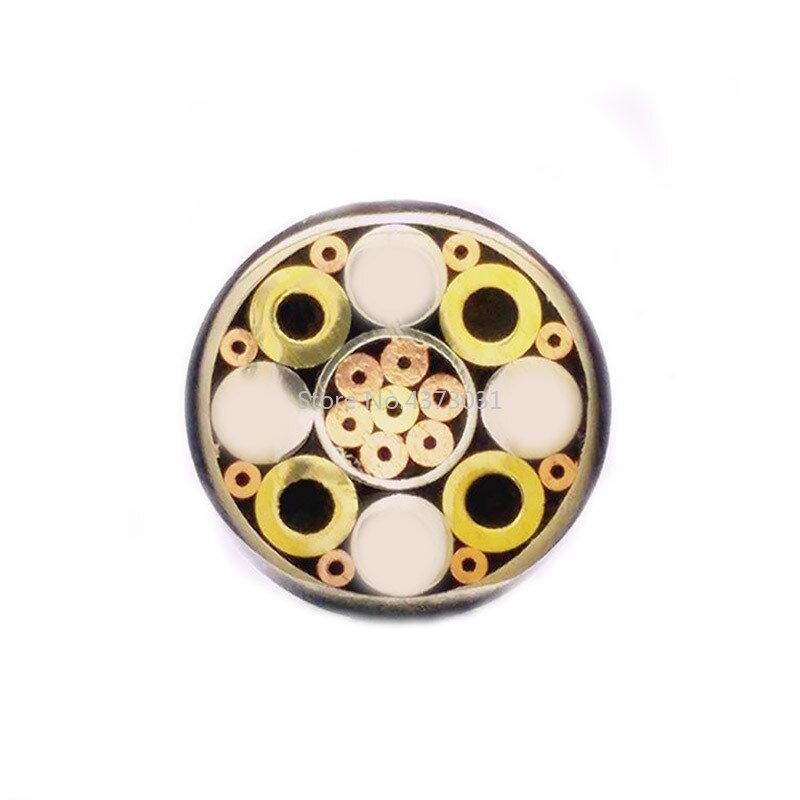 Rivets en mosaïque pour manche de couteau, 8mm, 17 types de , Style exquis, longueur 90mm: Design 813