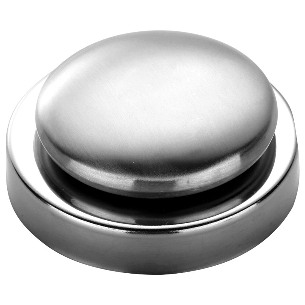 Bærbar lille deodorant magisk metalsæbe rustfrit stål sæbeskål med holder afløbsbakke til køkken køleskab bad: Stålskål med sæbe