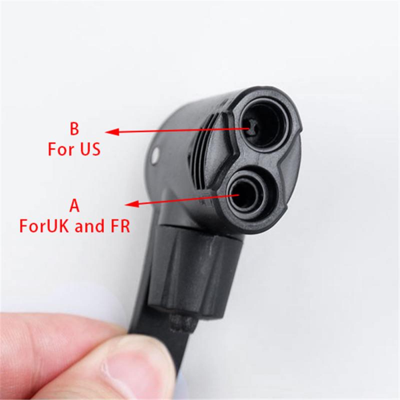 Bike Valve Pump Adapter Accessories 6.5x4cm Dual Head Bike Air Pump Adapter Portable MTB Bike Pump Valve Adapter