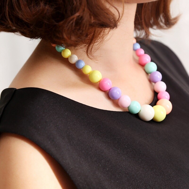 Ketting Pink Ibiza - Meisjes Sieraden - Handgemaakte Sieraden voor Ketting Pink Ibiza - Meisjes Sieraden - Handgemaakte Sieraden voor