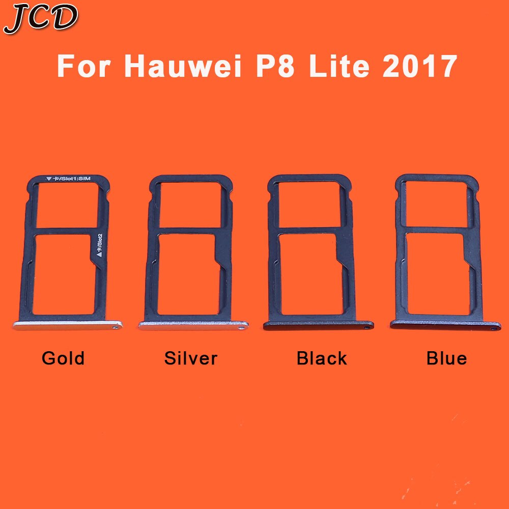 JCD para Huawei P8 Lite/P8 Lite tarjeta SIM Micro SD bandeja soporte ranura para tarjeta adaptador de piezas de reparación