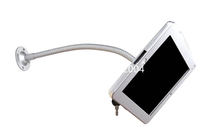 for iPad 2/3/4 /air/pro 9.7" table gooseneck lock mount display on restaurant / security desktop holder mounting on shop