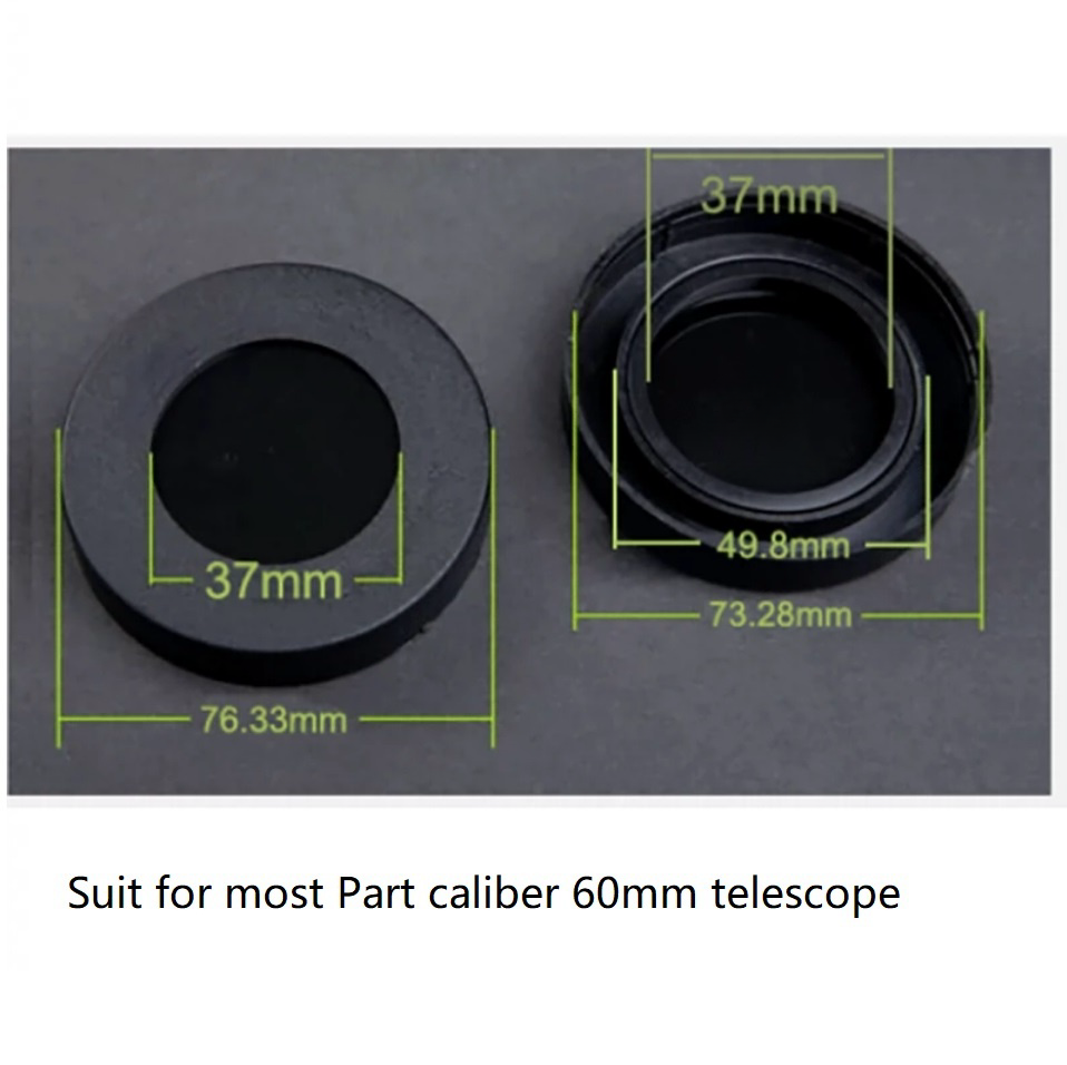 50 60mm Binoculars Telescope Solar Filter Monocular Binocu Objective Lens Astronomical Astrosolar Observe Sun Safety Film Photo: green