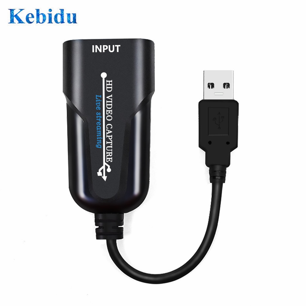 kebidumei USB 3.0 HDMI Video Capture Card Support HD 1080p 60fps Recording Convenient Compact HDMI USB Game Capture Card
