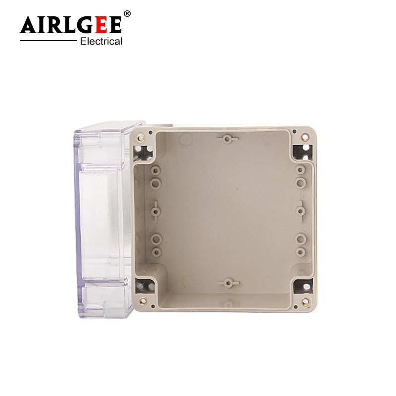 120 * 120 * 90mm IP65 plastic transparent cover plastic electrical waterproof junction box outdoor electrical box sealed monitor