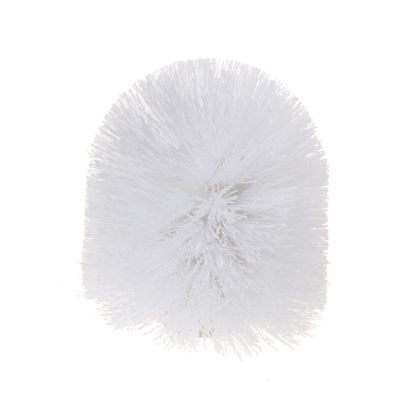 Cabezal de escobilla de baño de plástico Universal, repuesto, herramientas de baño limpias blancas y negras