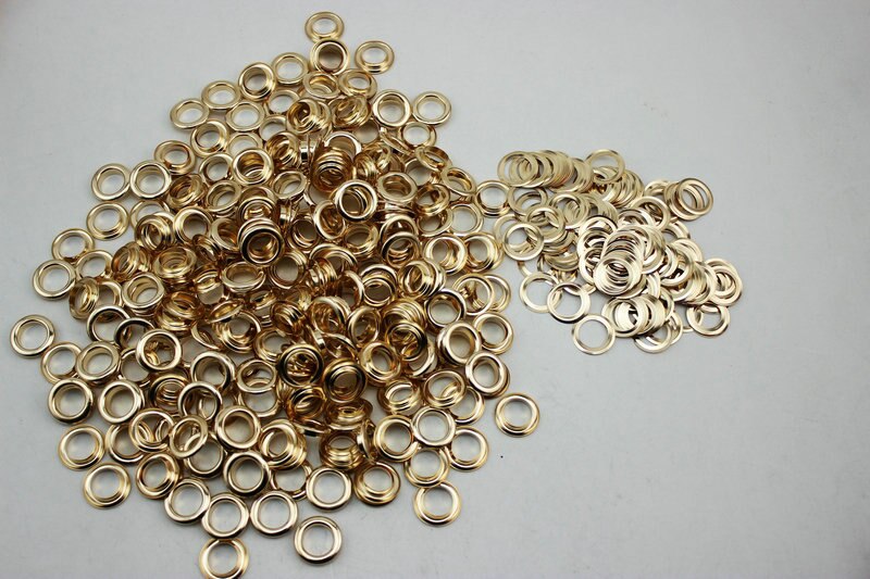 300set 10mm wide-brimmed eyelet Antique Silver metal copper eyelets buttons clothes accessory handbag findings