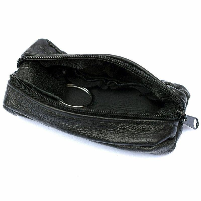 1pc 12x6cm Portable Black Coin Purse Ultra-light Women Multifunctional Bag Purse Key Leather Handbag For PU Mini Fash F3I7