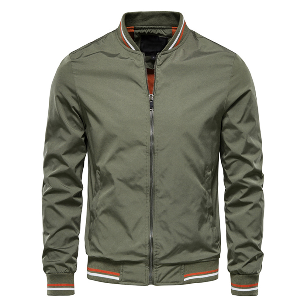 Lente Zomer Bomberjack Mannen Zwart Casual Slim Fit Honkbal Heren Jassen Herfst Mode Jassen Voor Heren: M / Blauw