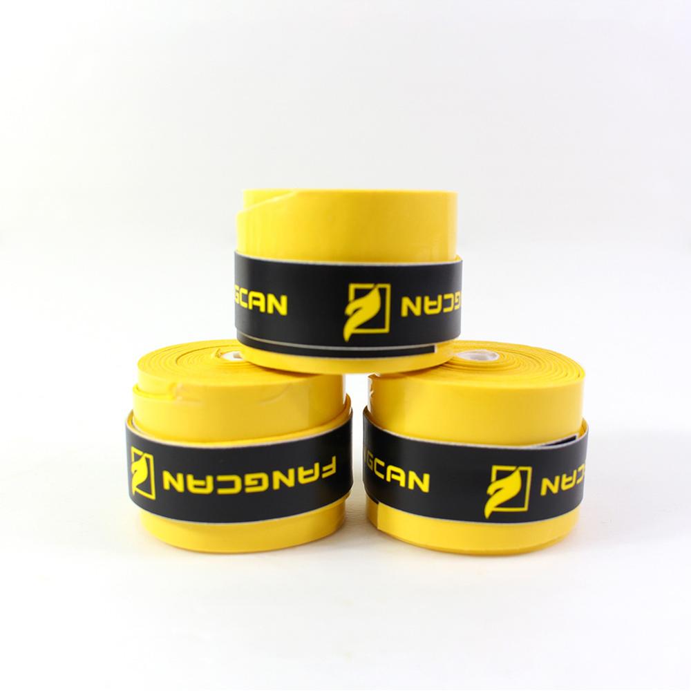 Fangcan 3 個交換付箋overgrips padelオーバーグリップテニスバドミントンスカッシュラケットグリップテープ: Yellow