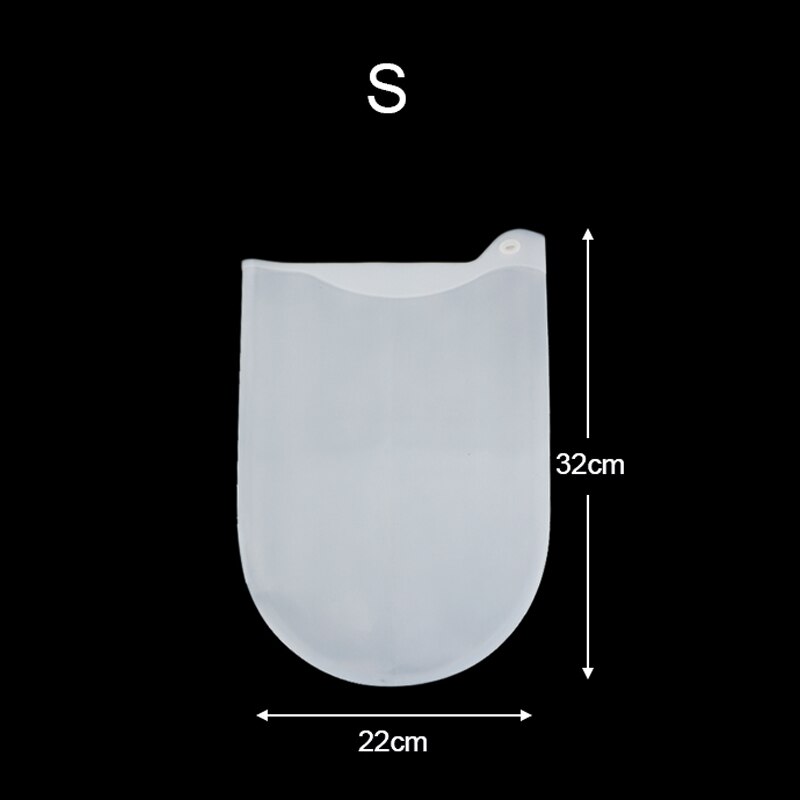 Bolsa de silicona para amasar, bolsas de mezcla de harina de grado alimenticio, herramienta de cocina para hornear, utensilios de cocina, accesorios: S