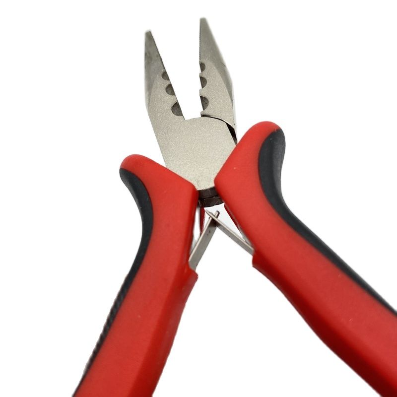 10 PCS red 3 holes hair extension plier salon equipment hair extension clamp