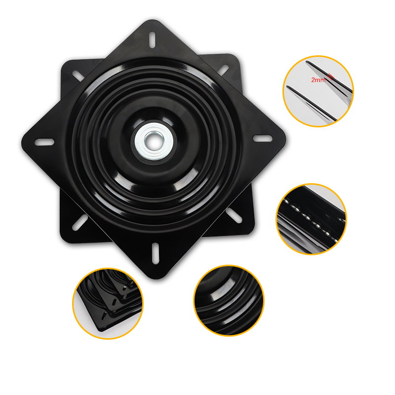 8 cal 196mm łożysko obrotnicy płyta obrotowa leniwy Susan płyta dla ciężkich mebli obrót o 360 stopni