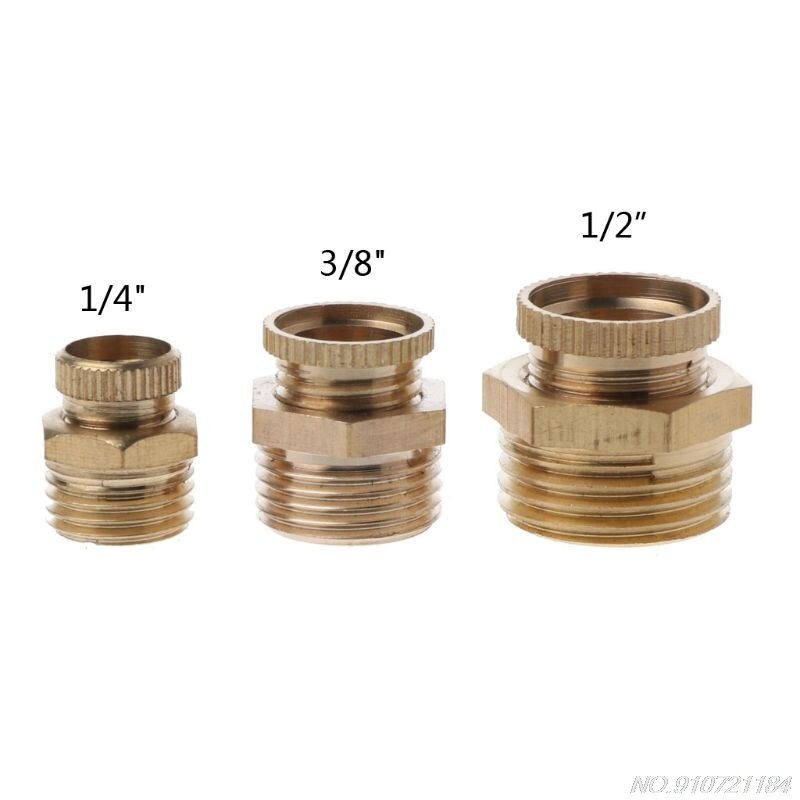PT1/4&quot; 3/8&quot; 1/2&#39;&#39; Brass Male Thread Air Compressor Water Drain Valve Replacement 193B